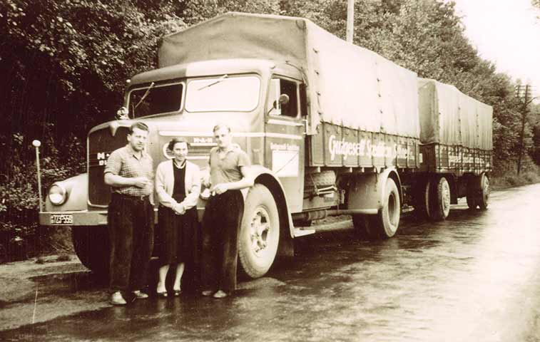 Unternehmensgeschichte Gutgesell Transporte Lichtenfels