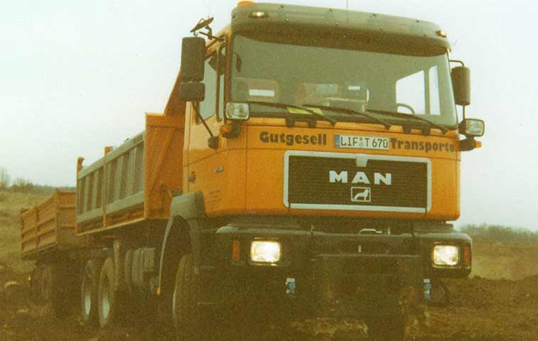 Unternehmensgeschichte Gutgesell Transporte Lichtenfels